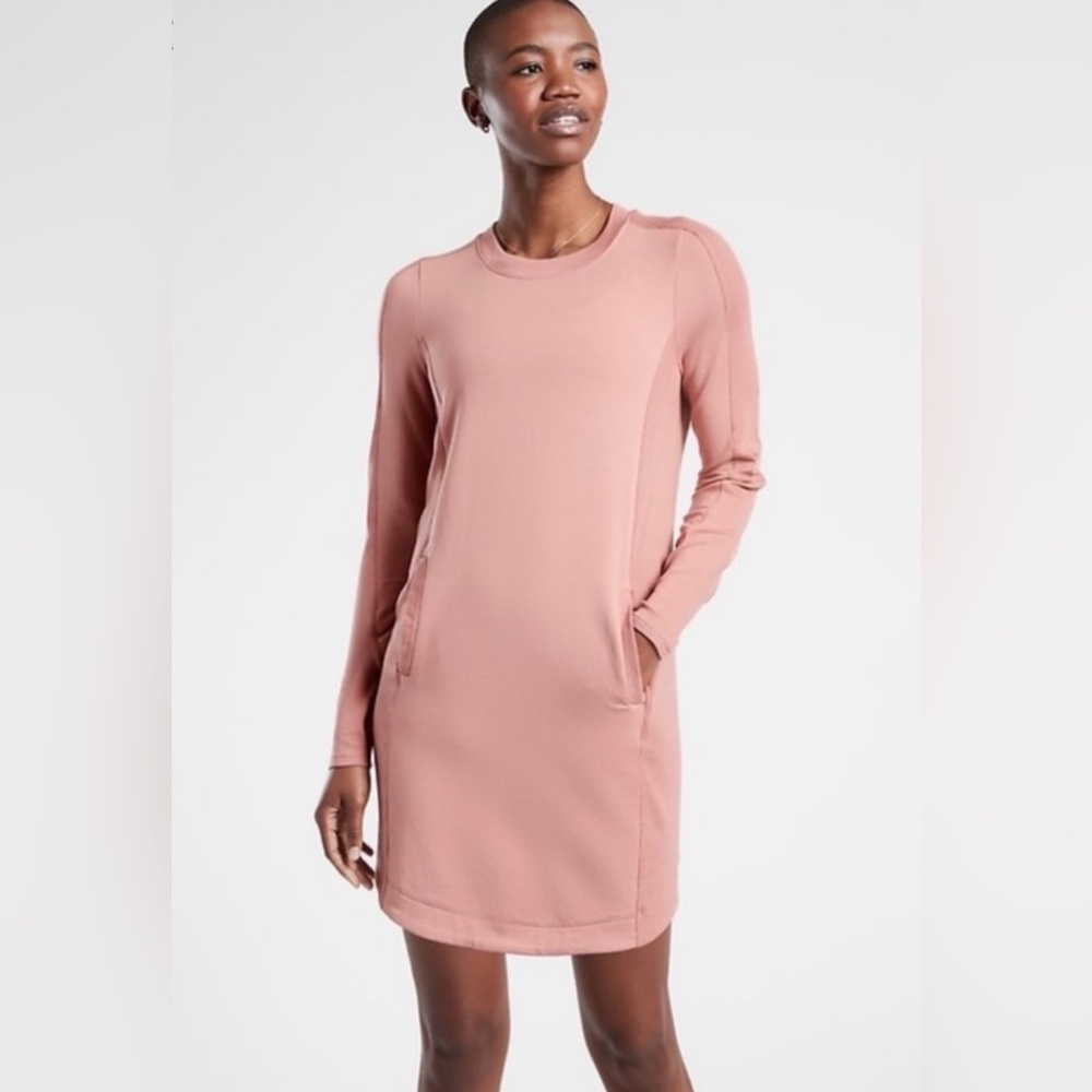 Athleta Women’s Balance Dress in Palermo Pink Size XS NWT